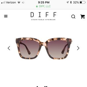 Diff BELLA tortoise sunglasses
